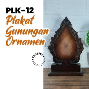 PLK-12 Plakat Kayu Gunungan Ornamen
